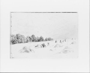 Field With Laborers — William Trost Richards