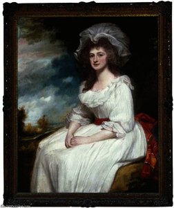 Portrait Of Mrs. Anne Blackburn — George Romney