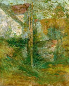 Afternoon Shadows — John Henry Twachtman, Impressionism