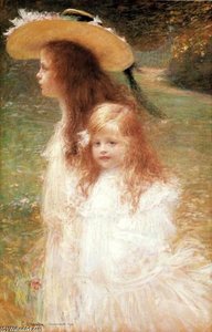 Jeanne Et Madeleine Lemoine — Charles Lucien Léandre