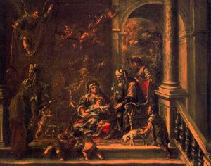 El Nacimiento De La Vírgen — Juan De Valdés Leal
