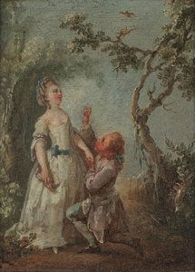 Couple — Charles Dominique Joseph Eisen, Rococo