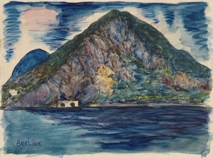 Island Scene. — David Davidovich Burliuk