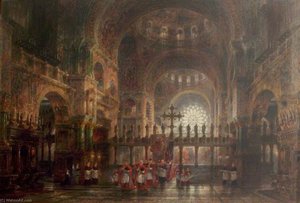 Interior Of St Mark's Basilica, Venice — Wyke Bayliss
