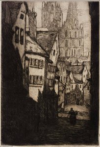 Street Scene — Jerome Blum, Realism