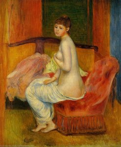 Seated Nude (also Known As At East) — Pierre-auguste Renoir, Impressionism
