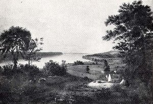 Near Delaware Water Gap, (painting) — Asher Brown Durand, Hudson River School