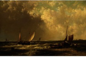 Shipping Off The Coast