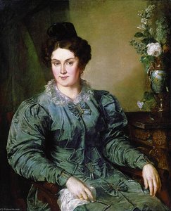 E.v. Meshkova, Née. Bilibina — Vasily Andreyevich Tropinin