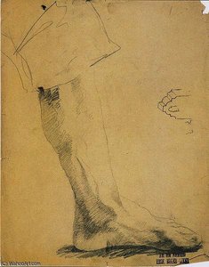 Study Of A Leg — Albin Egger Lienz