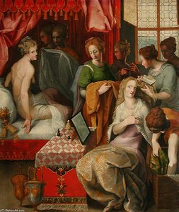 Hyante Et Climene A Leur Toilette