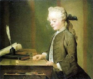 Boy With A Top — Jean-baptiste-siméon Chardin
