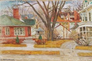 Houses In Winter — Louis Ritman