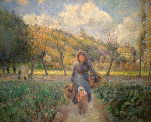 The Talk — Camille Pissarro