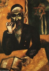 The Pinch Of Snuff, Oil On Canvas, Private Col — Marc Chagall, Expressionist Symbolism