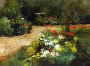 Garden — Gustave Caillebotte