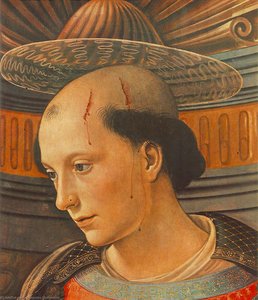 St Stephen (detail) — Domenico Ghirlandaio, Renaissance