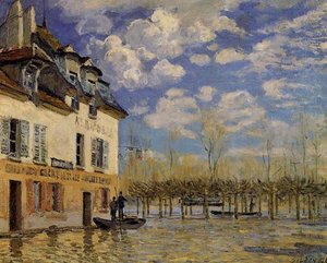 Flood At Port-marly 1 — Alfred Sisley