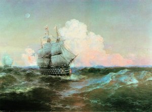 Ship Twelve Apostles — Ivan Konstantinovich Aivazovsky