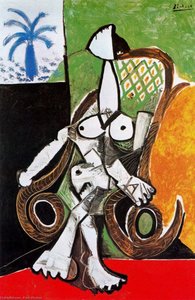 Naked Woman In The Rocking Chair — Pablo Picasso, Cubism