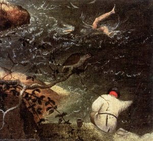 Landscape With The Fall Of Icarus (detail) — Pieter Bruegel The Elder