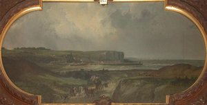 Vue De Treport — Jules Achille Noel