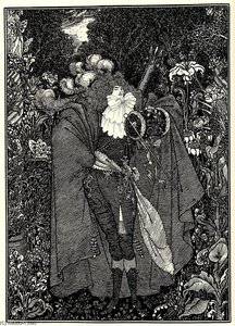 The Abbe Fanfreluche — Aubrey Vincent Beardsley, Art Nouveau