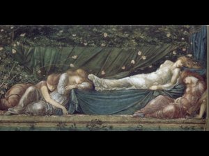 The Rose Bower — Edward Coley Burne-jones