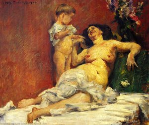 Mother And Child — Lovis Corinth