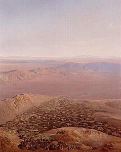 VUE GENERALE DE LA SMALAH D'ABD EL KADER, PRISE LE 16 MAI 1843