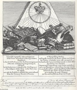 Blowing Off About His New Copyright Act — William Hogarth, Neoclassical