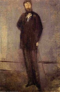 Study For The Portrait Of F. R. Leyland — James Abbott Mcneill Whistler