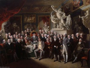 The Royal Academicians in General Assembly