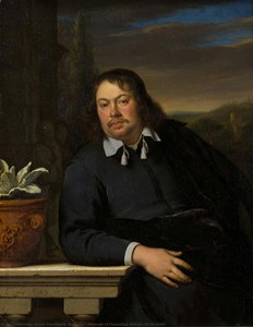 Portrait Of Florentius Schuyl (1619-1669) — Frans Van Mieris, Baroque