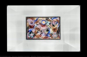 Millefiori Plaque Paperweight — Giovanni Battista Franchini