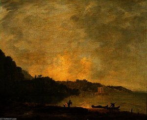 Baths Of Ischia, Near Naples — Richard Wilson