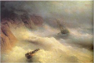 Tempest By Cape Aiya — Ivan Konstantinovich Aivazovsky