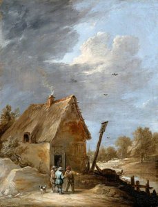 A Road Near A Cottage — David Teniers The Younger