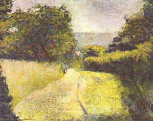 The Hollow Way — Georges Seurat, Post-impressionist Precision