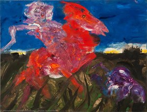 Woman On Red Beast — Robert Beauchamp
