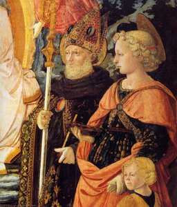 Madonna Della Cintola (detail) — Filippo Di Tommaso Lippi, Early Italian Renaissance
