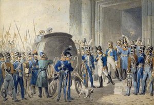 Departure Of Napoleon For Elba — John Augustus Atkinson