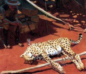 Leopard — Akseli Gallen-kallela