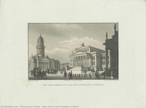 New Church And Theater In Berlin — Hans Jacob Fincke, Historical Topography