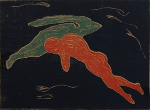 Meeting In Space — Edvard Munch, Expressionism