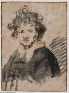 Self Portrait (28) — Rembrandt Van Rijn, Northern Renaissance