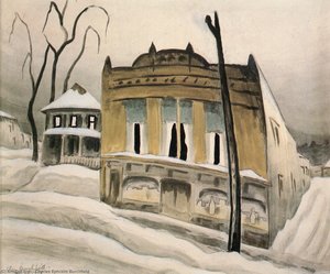 Corner Store In Winter — Charles Burchfield