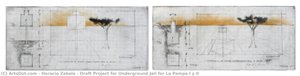 Draft Project For Underground Jail For La Pampa I Y Ii — Horacio Zabala