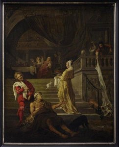 Lazare Et Le Mauvais Riche — Gabriel Metsu