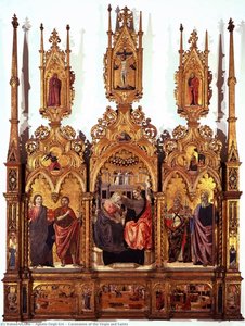 Coronation Of The Virgin And Saints — Agnolo Degli Erri